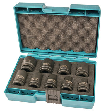 Makita D-41517 Sada 9ks nástrčných klíčů 1/2" 8-24 mm