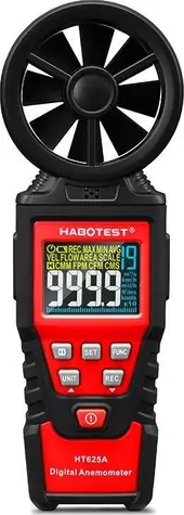 Habotest HT625A Digitální anemometr - měření rychlosti větru