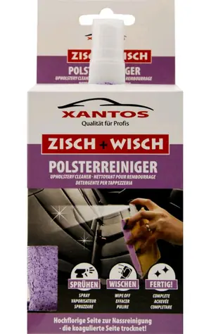 XANTOS 514212 Čistič na čalounění v hadříku / 40 ml