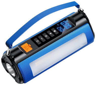 Blitzwolf BW-JA1 (20000 mAh) modrá / Powerbanka / jump startér do auta / kompresor / svítilna / 20000mAh