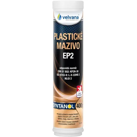 Velvana Plastické mazivo Syntanol EP2 - kartuše 400g / DIN 51502