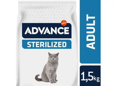 ADVANCE CAT Sterilized 1.5kg / Superprémiové krmivo (granule) / pro sterilizované dospělé kočky