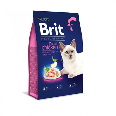 Brit Premium by Nature Cat Adult Chicken 8kg / Prémiové krmivo / pro dospělé kočky