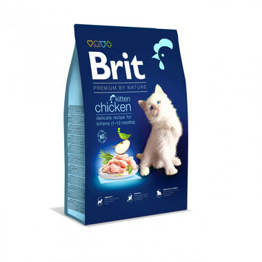 Brit Premium by Nature Cat Kitten Chicken 8kg / Prémiové krmivo / pro koťata (1-12 měsíců