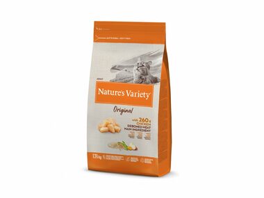 Nature´s variety original pro kočky s kuřecím  1.25kg / Granule pro kočky