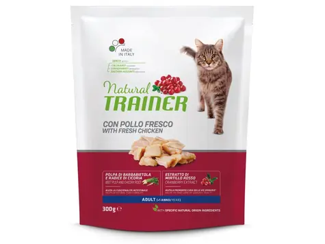 Natural Trainer Cat Adult kuřecí 300g / Granule pro kočky / pro dospělé kočky 