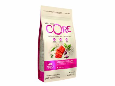 Wellness Core Cat Ocean Adult Sterilised losos 1.75kg / Granule pro kočky / pro sterilizované a starší kočky
