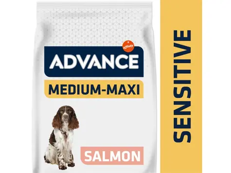 ADVANCE DOG Adult Sensitive 12kg / Granule pro psy / Dospělý / střední / s citlivým zažíváním