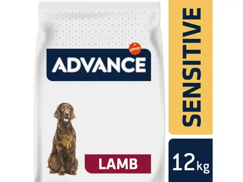 ADVANCE DOG jehně a rýže 12kg / Granule pro psy / pro psy s citlivým zažíváním