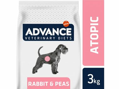 ADVANCE-VD Dog Avet Dog Atopic MED/MAX kralik 3kg / Granule pro psy 