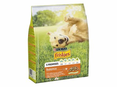 Friskies P Balance 3kg / Kompletní krmivo pro dospělé psy všech plemen