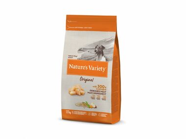 Nature´s variety original pro malé psy s kuřecím 1.5kg / Kompletní krmivo pro dospělé psy malých plemen do 10 kg