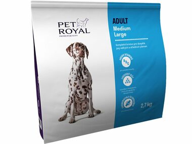 Pet Royal Adult Medium Large 2.7kg / Kompletní krmivo pro dospělé psy středních a velkých plemen