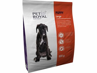 Pet Royal Puppy Large 900g / Kompletní krmivo pro štěňata velkých plemen