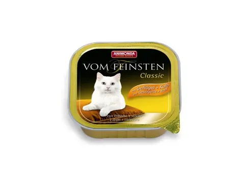 Animonda Vom Feinsten Classic paštika pro kočky drůbež+telecí 100g