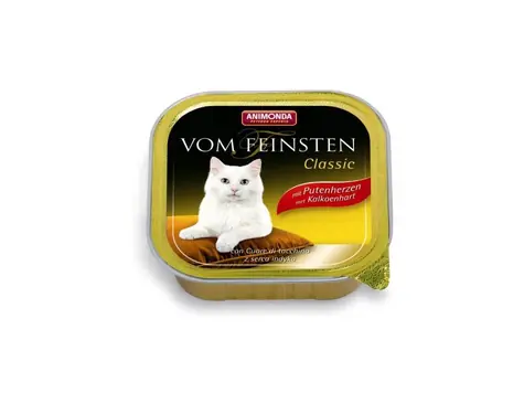 Animonda Vom Feinsten Classic paštika pro kočky krůtí srdíčka 100g