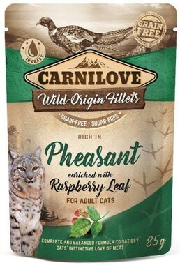 Carnilove Cat Pouch Pheasant with Raspberry 85g / Kapsička pro kočky