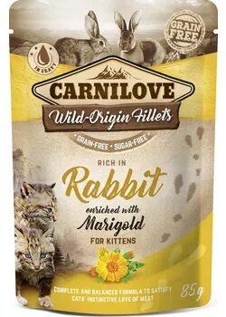 Carnilove Cat Pouch Rabbit with Marigold 85g / Kapsička pro kočky