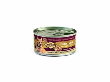 Carnilove WMM Chicken & Lamb for Adult Cats 100g / Konzerva pro kočky
