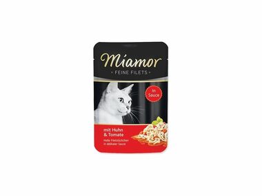 Finnern Miamor Feine Filets kuře+rajče v omáčce kapsička 100g