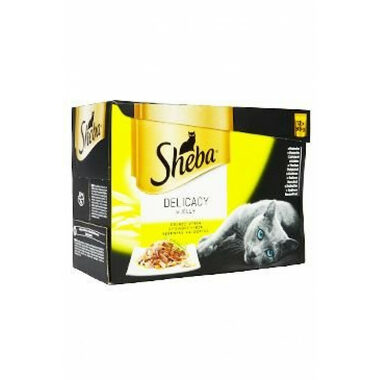 Sheba DELICACY drůbeží v želé 12x85g / Kapsičky pro kočky