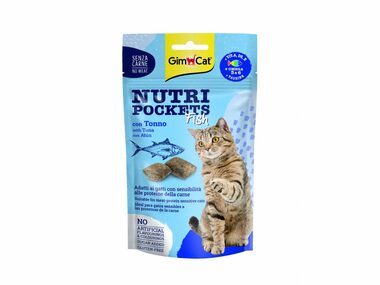 GIMBORN Gimcat Nutri pockets losos kapsička 60g
