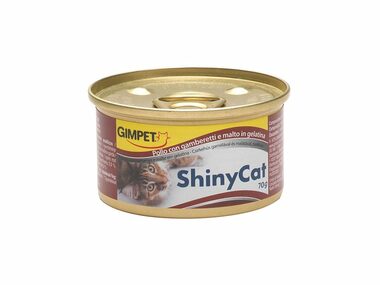 GIMBORN Gimpet ShinyCat kuře+kreveta Konzerva 70g
