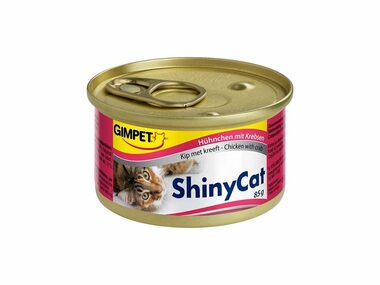GIMBORN Gimpet ShinyCat kuře+krab Konzerva 70g