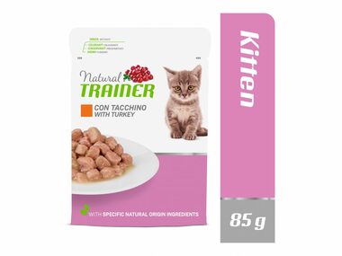 Natural Trainer Cat K&Y krůta 85 g / Kapsička pro kočky