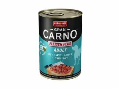 Animonda GranCarno Adult konzerva pro psy losos+špěnát 800g