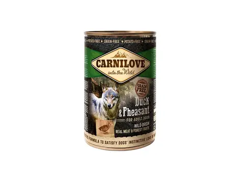 Carnilove Wild Meat Duck & Pheasant 400g / Konzerva pro psy