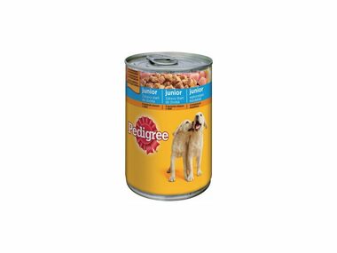 Pedigree Junior s kuřecím masem v želé 400g / Konzerva pro psy