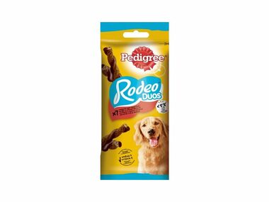Pedigree Rodeo s hovězím a sýrem 123g