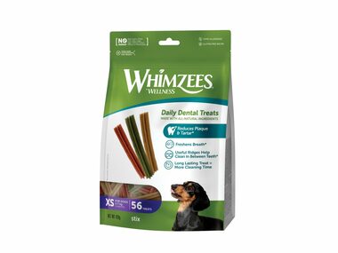 Whimzees stix XS 420g / Dentální pamlsky pro psy