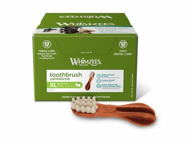Whimzees zubní kartáček XL 18x120g / Dentální pamlsky pro psy
