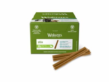 Whimzees stix XL 30x120g / Dentální pamlsky pro psy