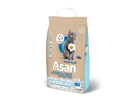 Asan Cat Fresh Blue eko-stelivo pro kočky a fretky 10l (2kg)