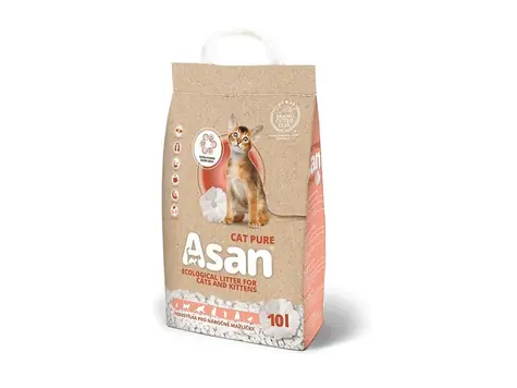 Asan Cat Pure eko-stelivo pro kočky a fretky 10l (2.5kg)