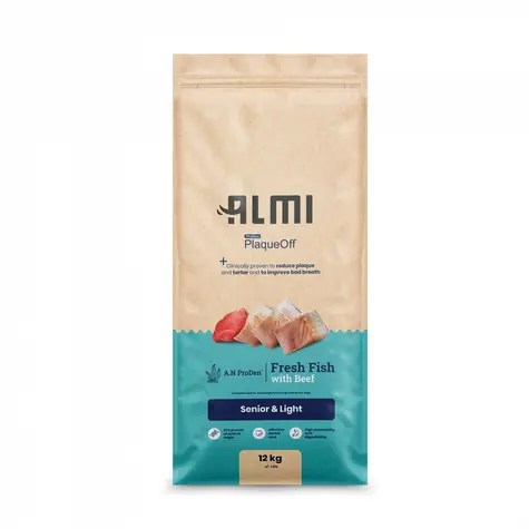 ALMI Senior & Light 12kg / Granule pro psy / pro dospělé i starší psy s nadváhou