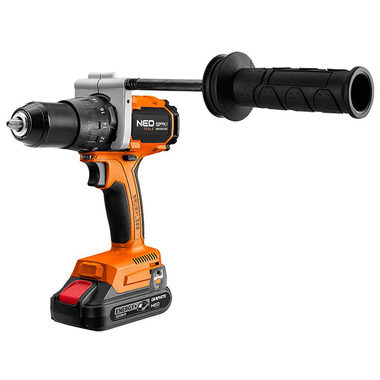 NEO TOOLS 04-616 /  Aku šroubovák vrtací s příklepem / 18V / Energy+ / Li-Ion / bez aku