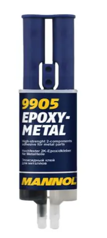 MANNOL Epoxy-Metal černá/šedá / Epoxidové lepidlo