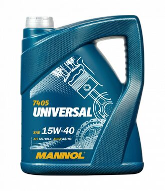 MANNOL Universal 15W-40 5 l / Celoročný univerzálny motorový olej