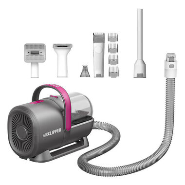 PetKit AirClipper 5 v 1 šedá / Sada pro péči o domácí mazlíčky 