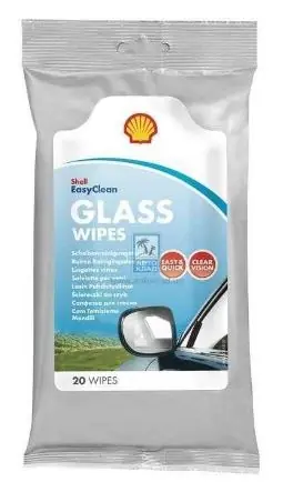 Shell Glass Wipes 20ks / Ubrousky na čištění skla