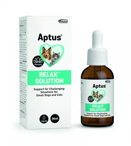 Aptus Relax solution 30ml / Doplňkové krmivo pro malá plemena psů a kočky