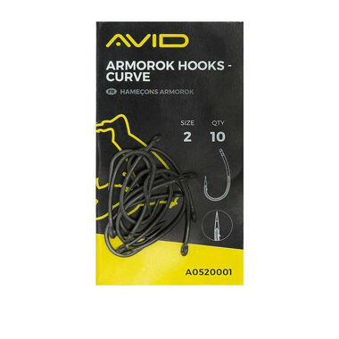 AVID Háček Armorok Curve Barbless Velikost 8 10ks