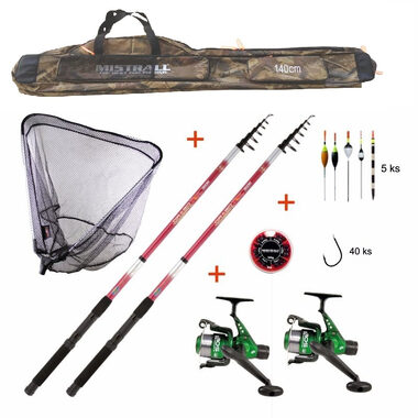 Mistrall Dětský rybářský set s pruty 2,1m 50g