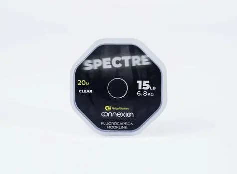 RidgeMonkey Fluorocarbon Connexion Spectre Fluorocarbon Hooklink 20m 15lb