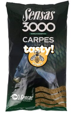 Sensas Vnadící směs 3000 Carp Tasty Honey 1kg