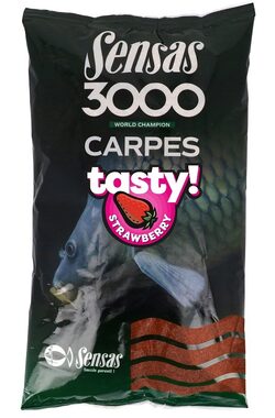 Sensas Vnadící směs 3000 Carp Tasty Strawberry 1kg